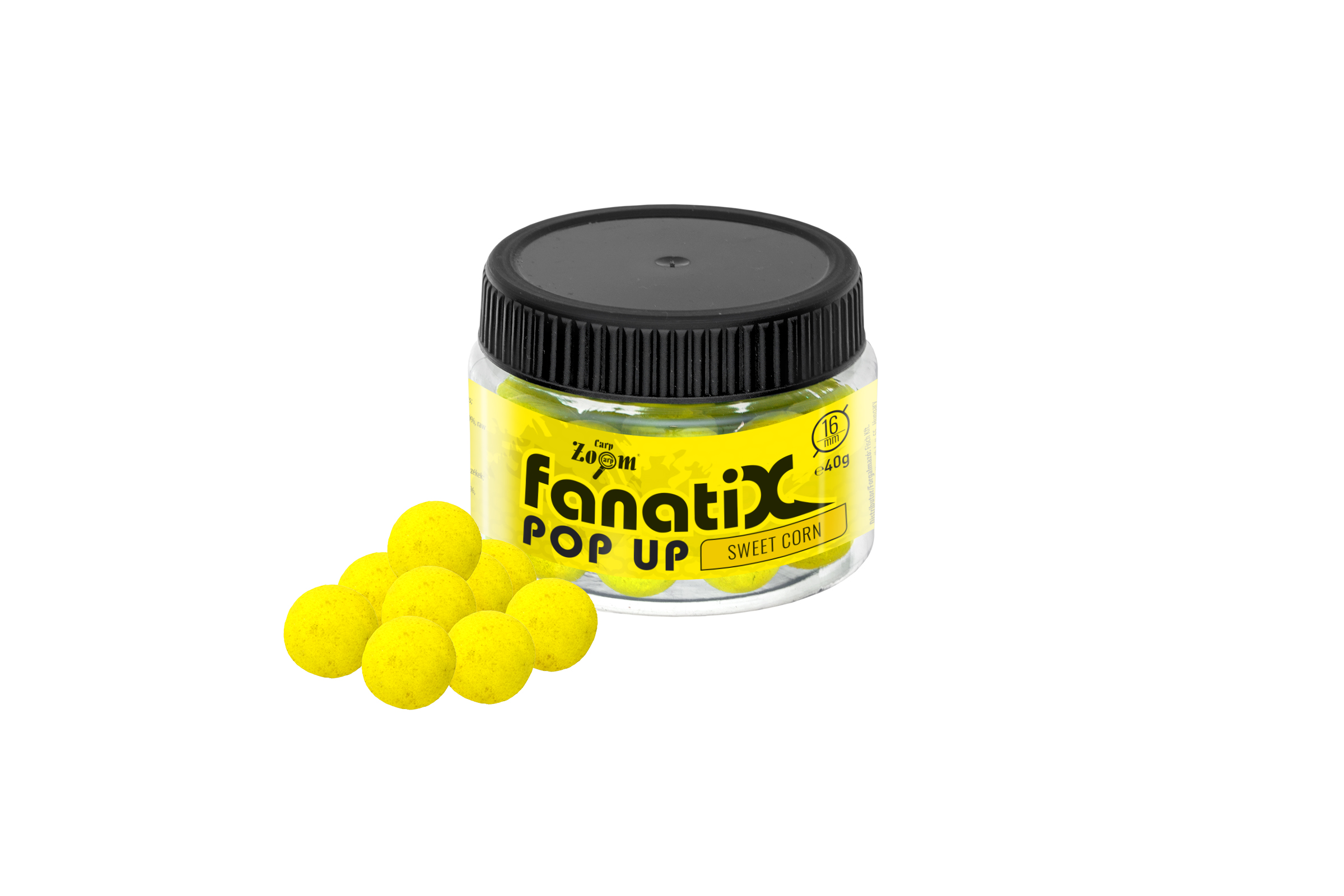 CZ Fanati-X Pop Up horogcsali, 16 mm, édes kukorica, 40 g